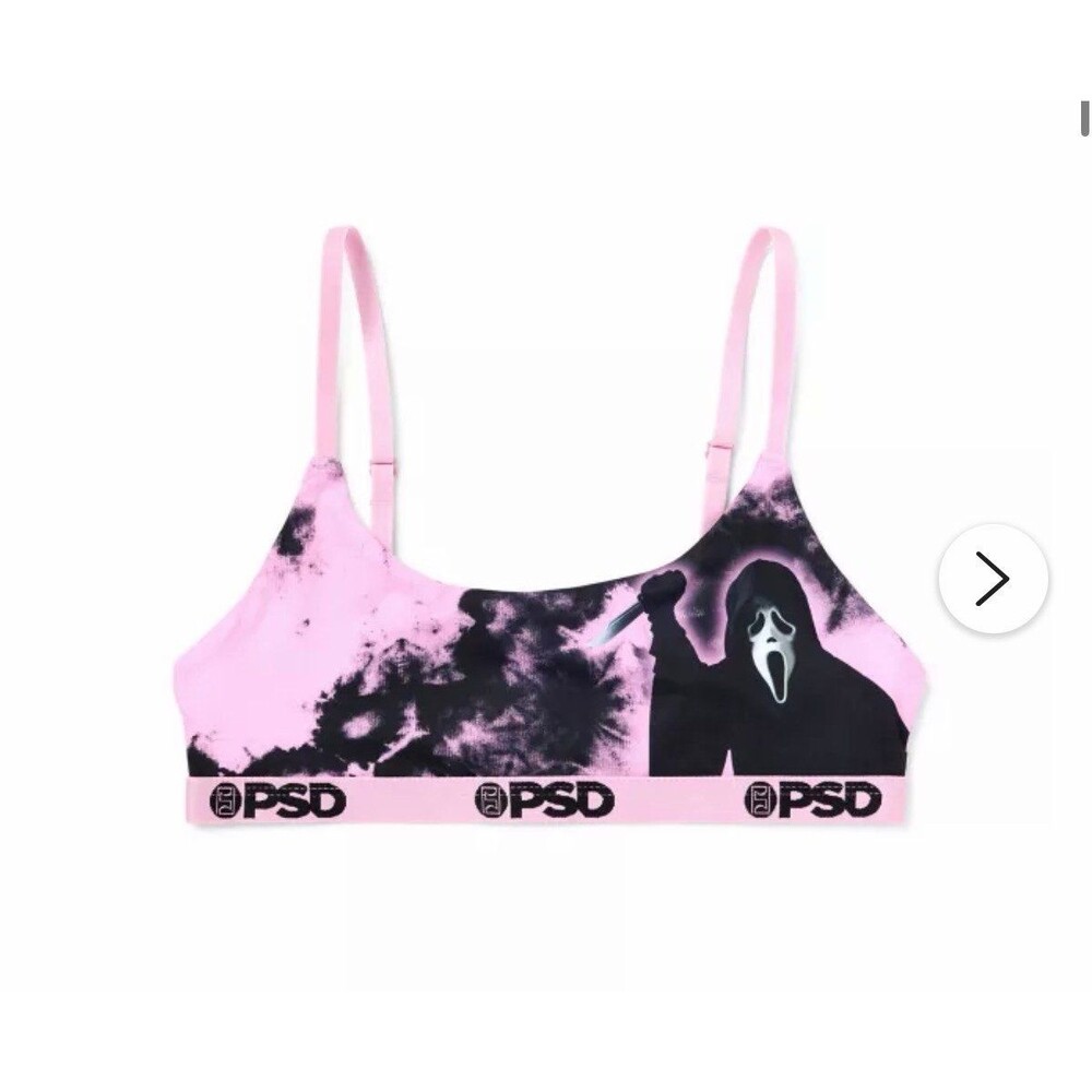 PSD Ghostface Pink Scoop Neck Bra
